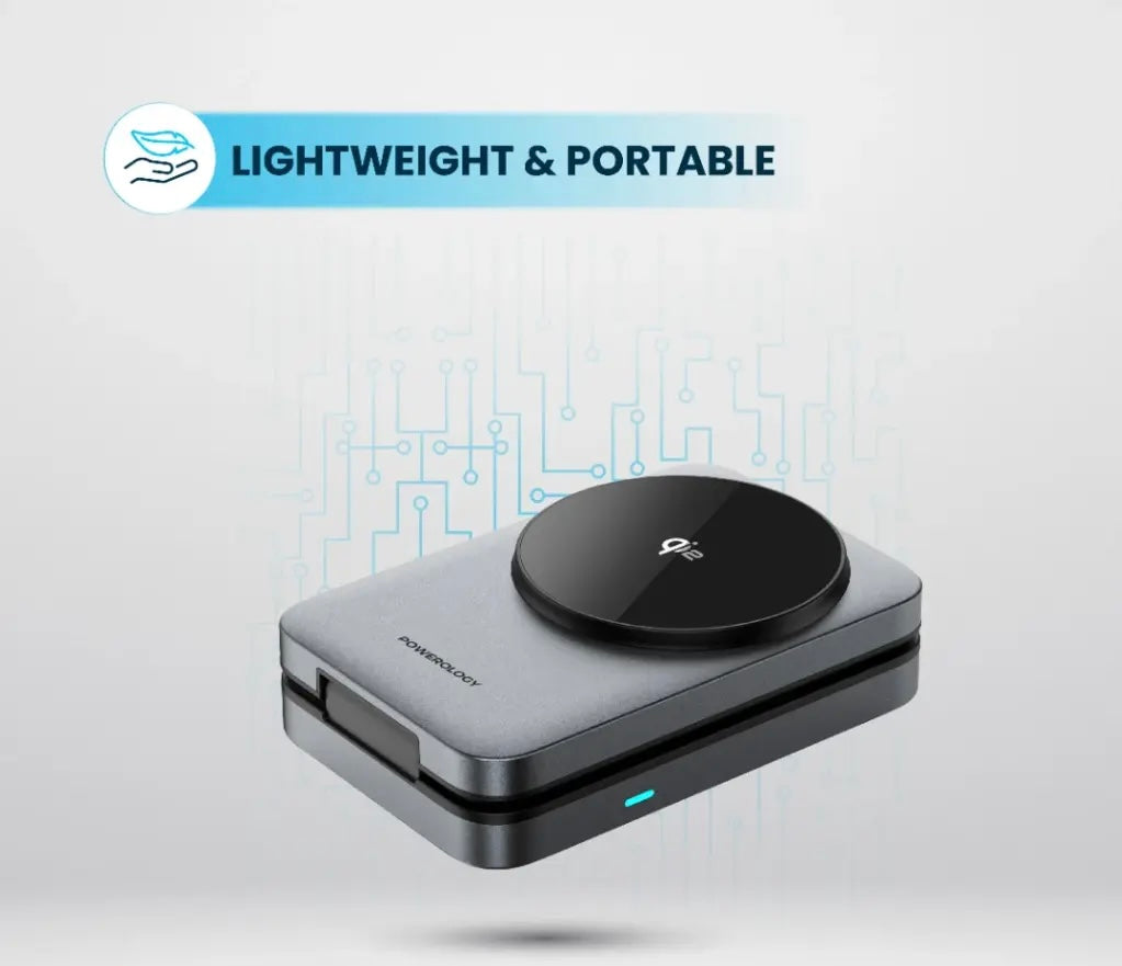 Powerology Qi2 Fast Charging Multi-Device Hub - Black